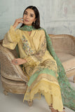 Maria B Yellow SN-PF23-05 Luxury Evening Wears