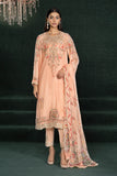 Maria B Peach SN-PF23-08 Luxury Evening Wears
