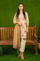 Alkaram Studio SS-07-23-2-Beige Summer Lawn Vol 2