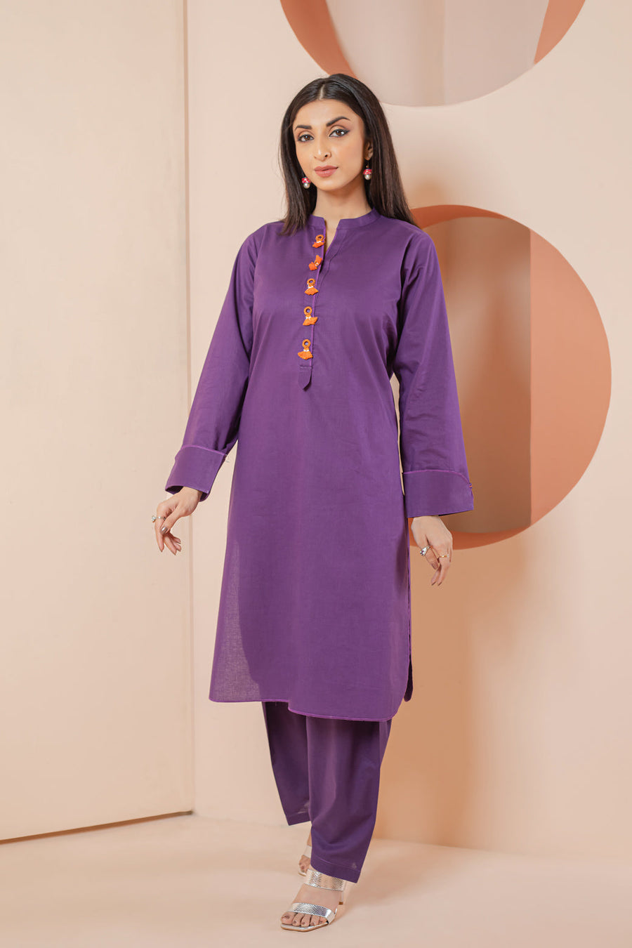 Bonanza Satrangi Purple Cambric Suit Ssk222p03 Eid Pret 2022