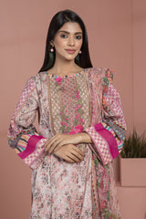 Bonanza Satrangi Pink Lawn Suit Ssk222p13 Eid Pret 2022