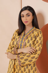 Bonanza Satrangi Yellow Lawn Suit Ssk222p17 Eid Pret 2022