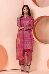 Bonanza Satrangi Pink Lawn Suit Ssk222p18 Eid Pret 2022