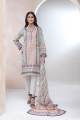 Bonanza Satrangi L Blue Lawn Suit Ssk223p09 Eid Pret 2022