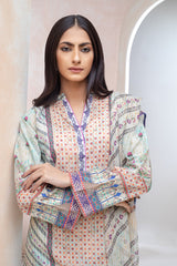 Bonanza Satrangi L Blue Lawn Suit Ssk223p09 Eid Pret 2022