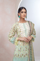 Bonanza Satrangi Yellow Lawn Suit Ssk223p10 Eid Pret 2022