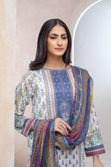 Bonanza Satrangi White Lawn Suit Ssk223p18 Eid Pret 2022