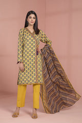 Bonanza Satrangi Lime Lawn Suit Ssk223p22 Eid Pret 2022