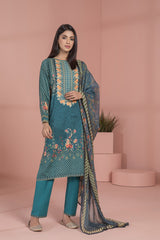 Bonanza Satrangi Green Lawn Suit Ssk223p23 Eid Pret 2022