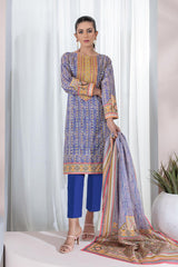 Bonanza Satrangi Blue Lawn Suit Ssk223p24 Eid Pret 2022