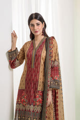 Bonanza Satrangi Beige Lawn Suit Ssk223p29 Eid Pret 2022