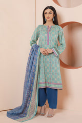 Bonanza Satrangi Blue Lawn Suit Ssk223p32 Eid Pret 2022