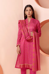 Bonanza Satrangi Pink Lawn Suit Ssk223p39 Eid Pret 2022