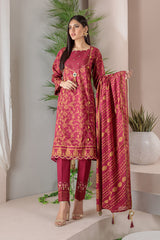 Bonanza Satrangi D Pink Lawn Suit Sso223p06 Summer Collection 2022