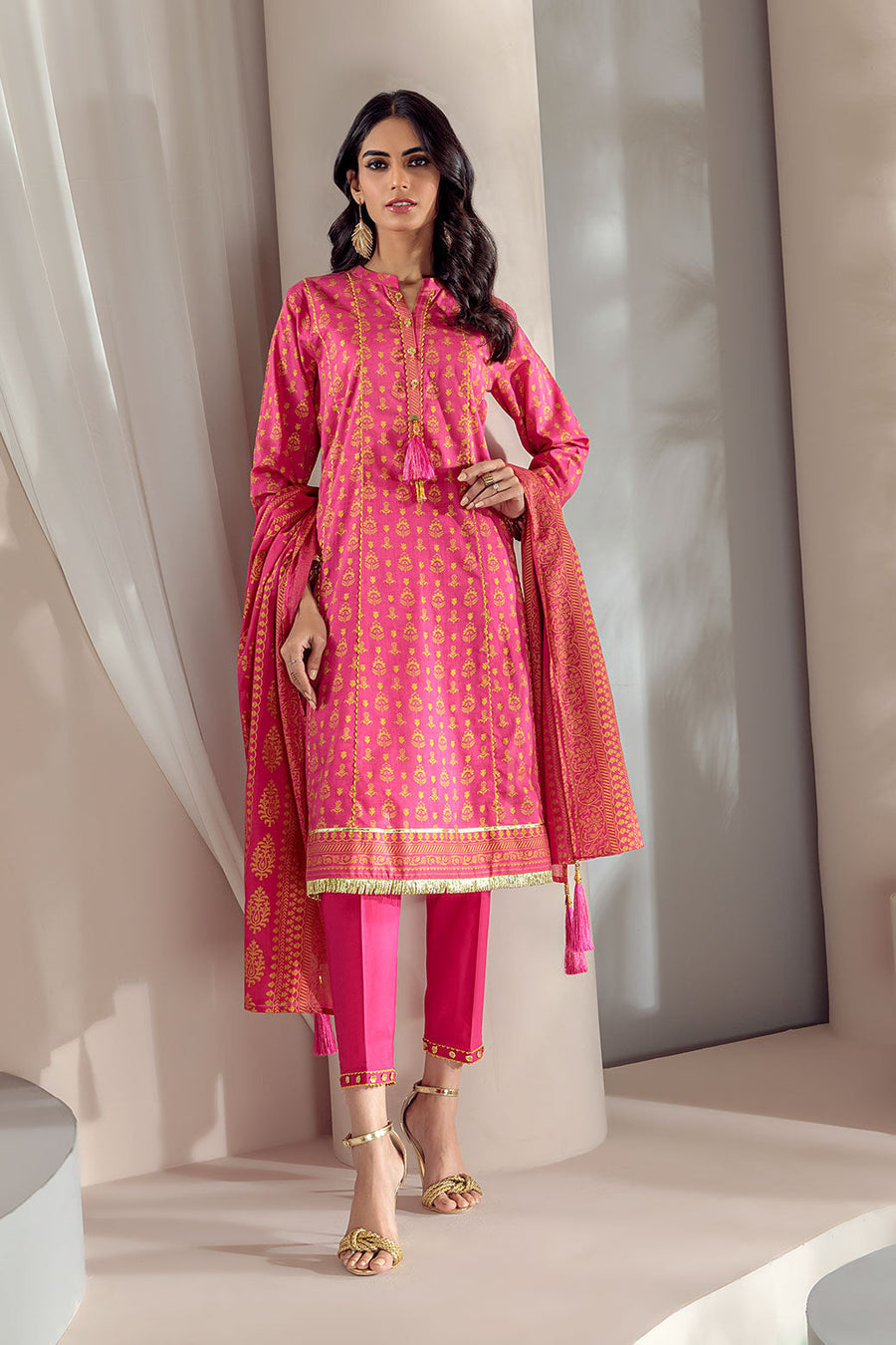 Bonanza Satrangi Sso223p07 Pink Eid Prints 2022