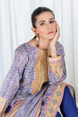 Bonanza Satrangi Sso223p26 Blue Eid Prints 2022