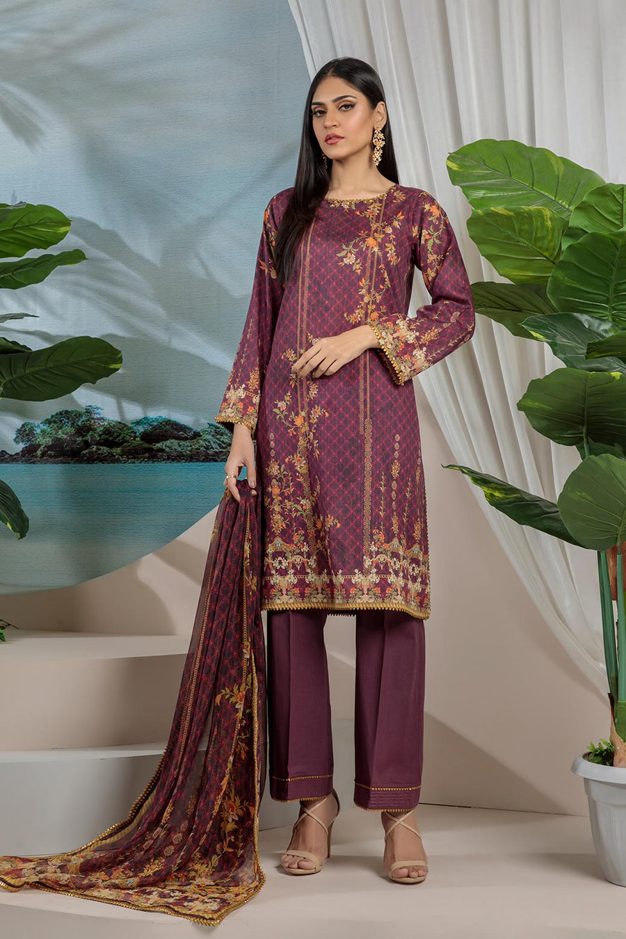 Bonanza Satrangi Ruby Sso223p60 Summer Collection 2022