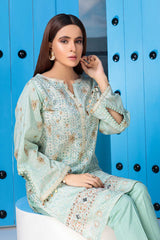 Bonanza Satrangi Ssr223p52 L Green Eid Prints 2022