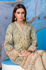 Bonanza Satrangi Ssr223p77 Beige Eid Prints 2022