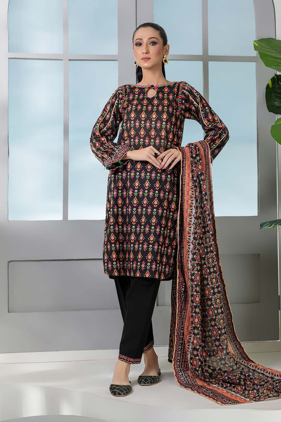 Bonanza Satrangi Sst223p09 Black Eid Prints 2022