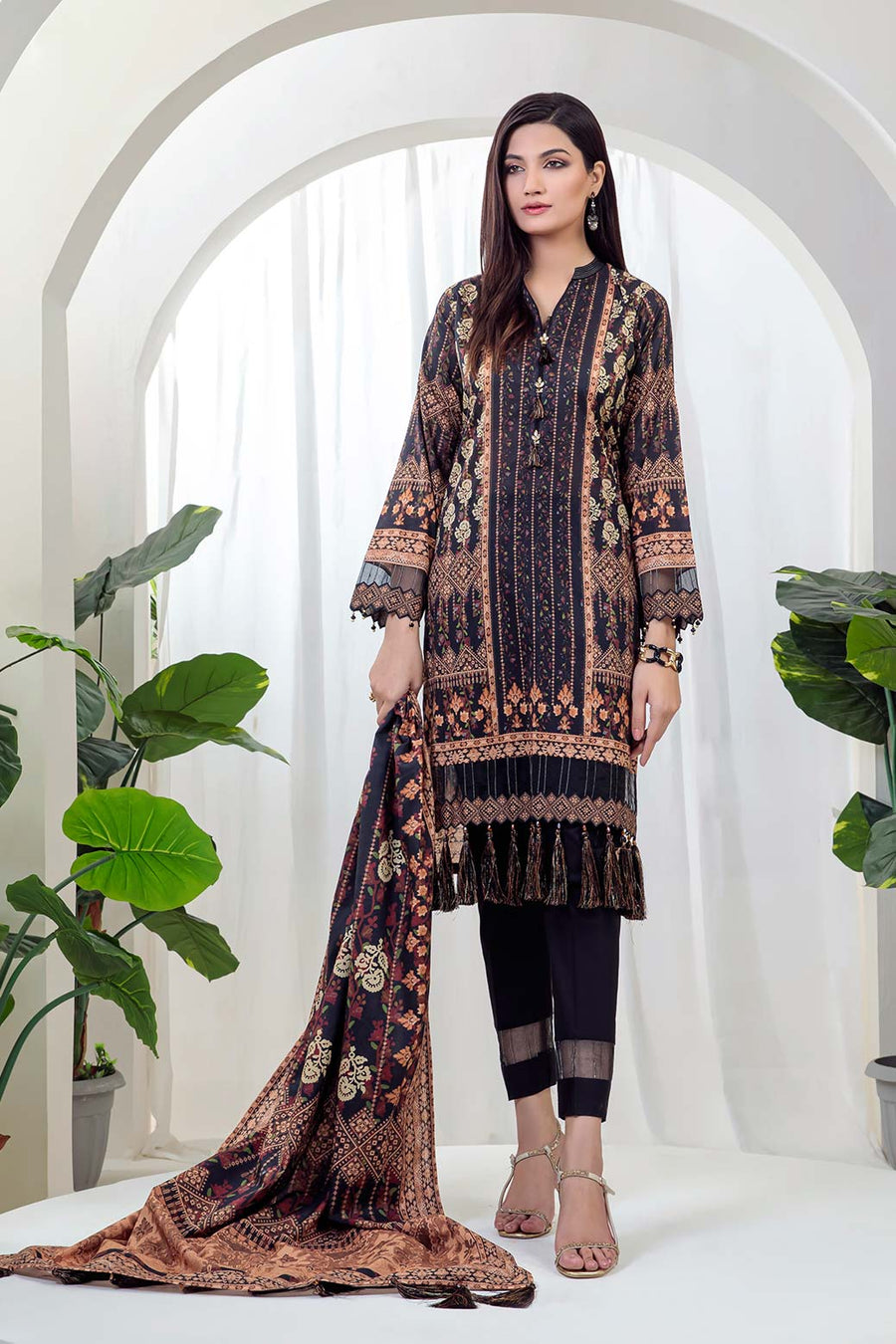 Bonanza Satrangi Sst223p30 Black Eid Prints 2022