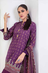 Bonanza Satrangi Sst223p40 Purple Eid Prints 2022