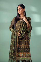 Bonanza Satrangi Olive Grove 3 Pc (SSV223P13A) Winter Collection 2022