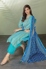 Bonanza Satrangi L Blue Khaddar (SWO223P08A) Winter Collection 2022