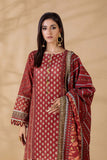 Bonanza Satrangi Red Khaddar Suit (SWO223P10B) Winter Collection 2022