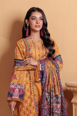 Bonanza Satrangi Ochre Khaddar (SWO223P22B) Winter Collection 2022