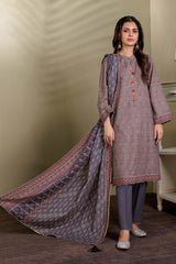 Bonanza Satrangi Grey Khaddar (SWO223P41A) Winter Collection 2022