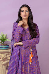 Bonanza Satrangi Purple Cotton Suit (SWO223P62B) Winter Collection 2022