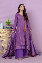 Bonanza Satrangi Purple Cotton Suit (SWO223P62B) Winter Collection 2022