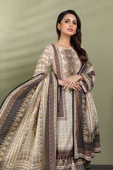 Bonanza Satrangi Beige Khaddar (SWO223P79) Winter Collection 2022