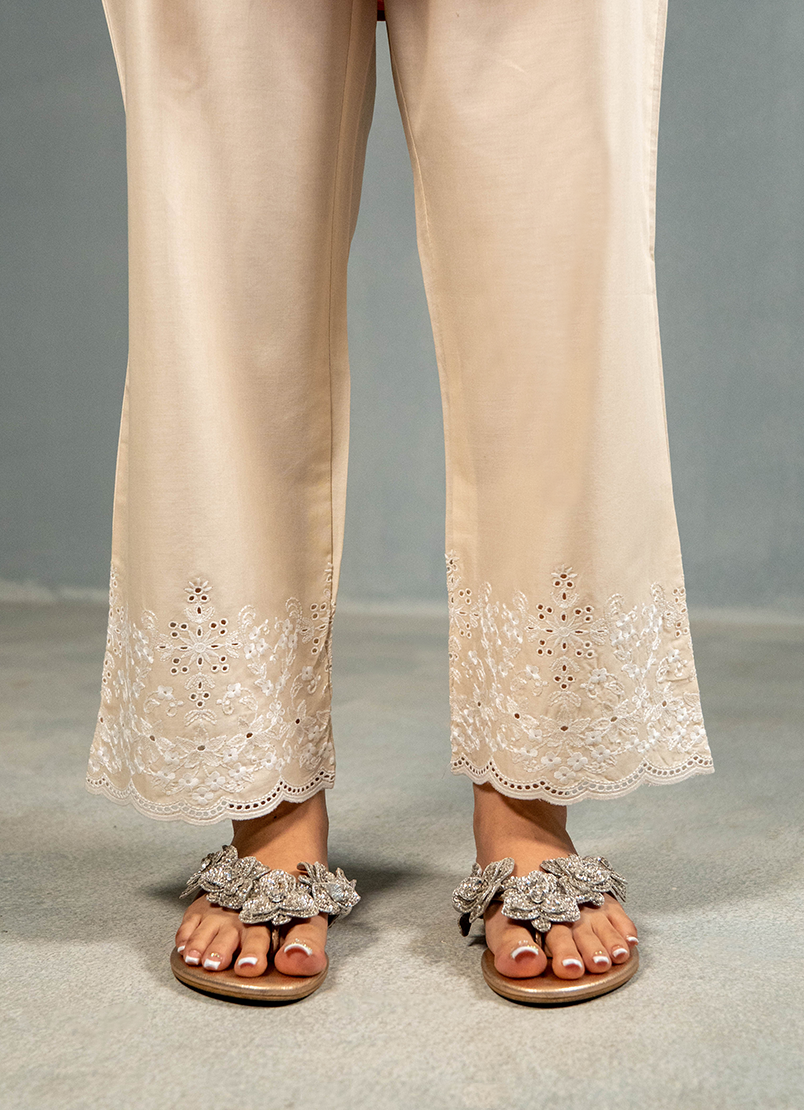 Image Embroidered Pant Spring Pret 2024