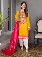 Lime Light U1507SU 2PC YLW Eid Lawn Vol II 2022