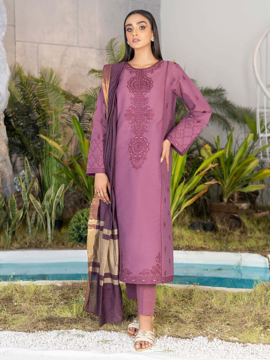 limelight purple dress Limelight Ready to Wear 3 Pcs Dress 43