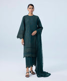 Sapphire U2TE-LX23V6-10 3 Piece Embroidered Cotton Satin Suit Winter Collection