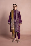 Sapphire U3E CL22V8 21 1 3 Piece - Embroidered Cotton Suit Winter Vol 1 2022