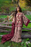 Sapphire U3E DY22V8 12 1 3 Piece - Embroidered Khaddar Suit Winter Vol 1 2022
