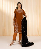 Sapphire U3FE-LX23V6-31 - 3 Piece - Embroidered Velvet Suit Festive 2 Collection