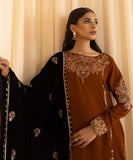 Sapphire U3FE-LX23V6-31 - 3 Piece - Embroidered Velvet Suit Festive 2 Collection