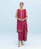 Sapphire U3PE-ST23V9-44 3 Piece Embroidered Zari Khaddar Suit Winter Collection