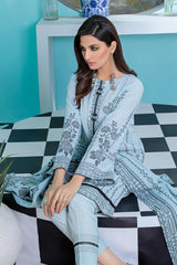 Bonanza Satrangi Urjs223p06 Sky Blue Bunai Jacquard 2022