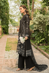 Zebtan ZL-3-Black Luxury Lawn Collection