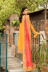 Zebtan ZL-2-Mustard Luxury Lawn Collection