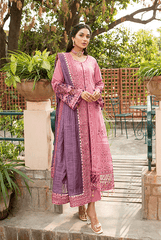 Zebtan ZL-6-Tea-Pink Luxury Lawn Collection