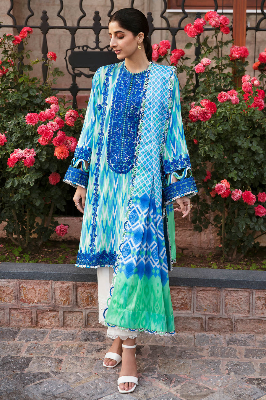 Zaha Aysel (ZF23-10) Festive Lawn Collection