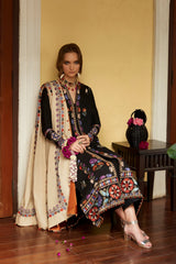 Zaha By Khadija Shah Feray (ZW22-04) Embroidered Khaddar Winter Collection