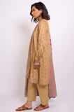 Zeen Woman 3 Piece Embroidered Cottel Suit WFM32696 Mustard Winter Collection Vol 1 2022